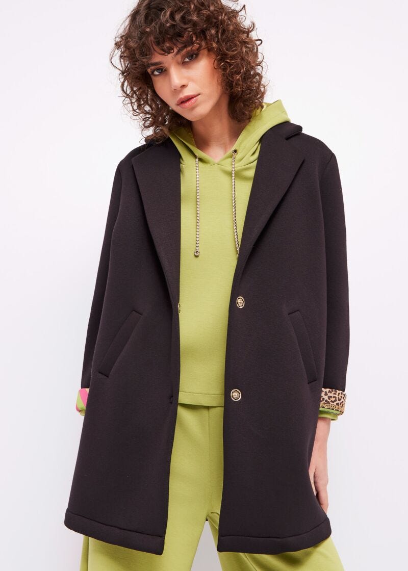 Cappotto donna con bottoni