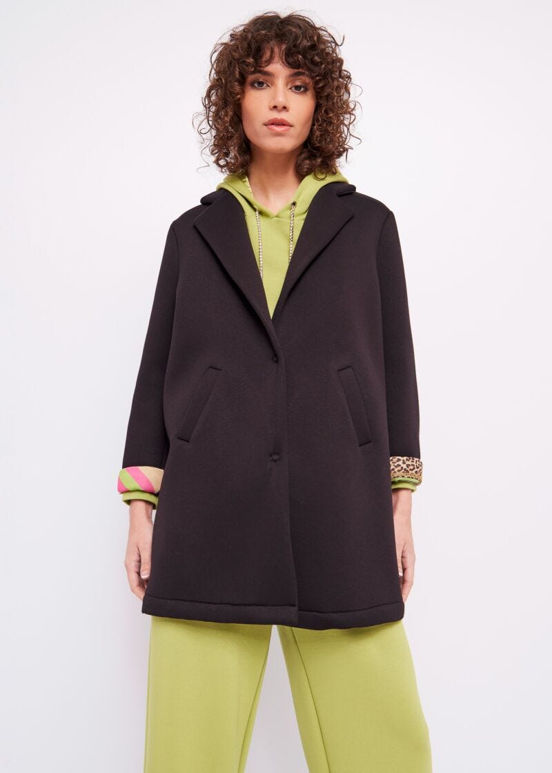 Cappotto donna con bottoni