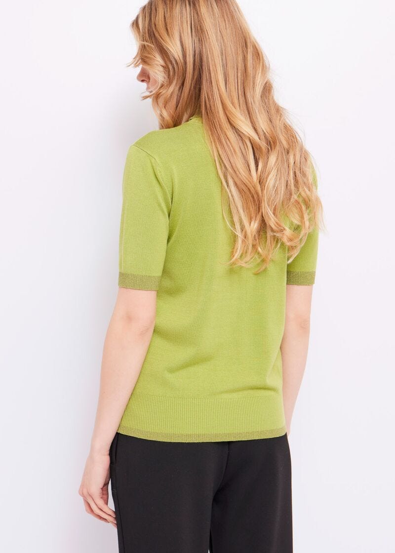 High-neck jumper