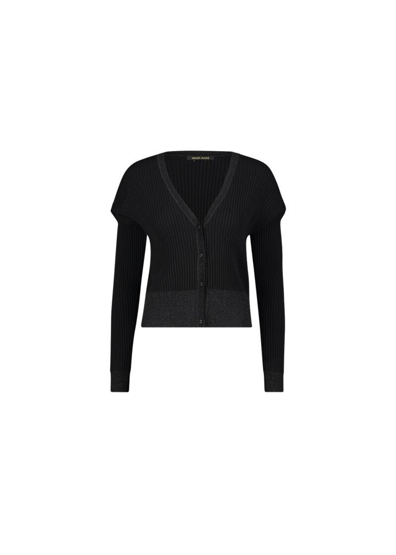 Ribbed cardigan