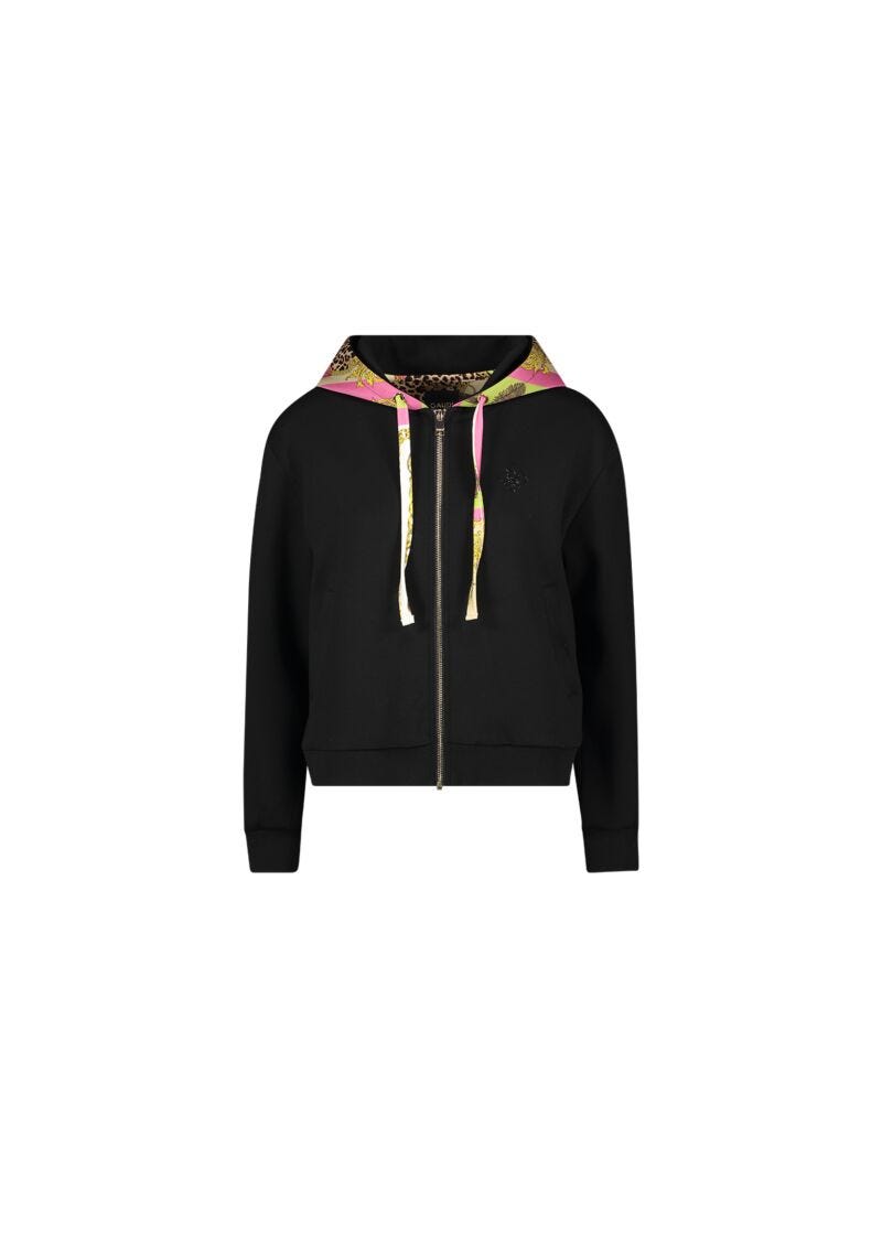 Felpa con cappuccio e zip