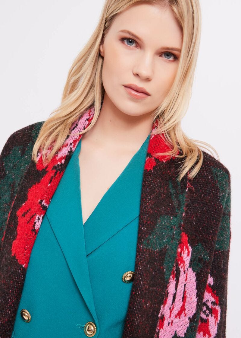 Floral cardigan