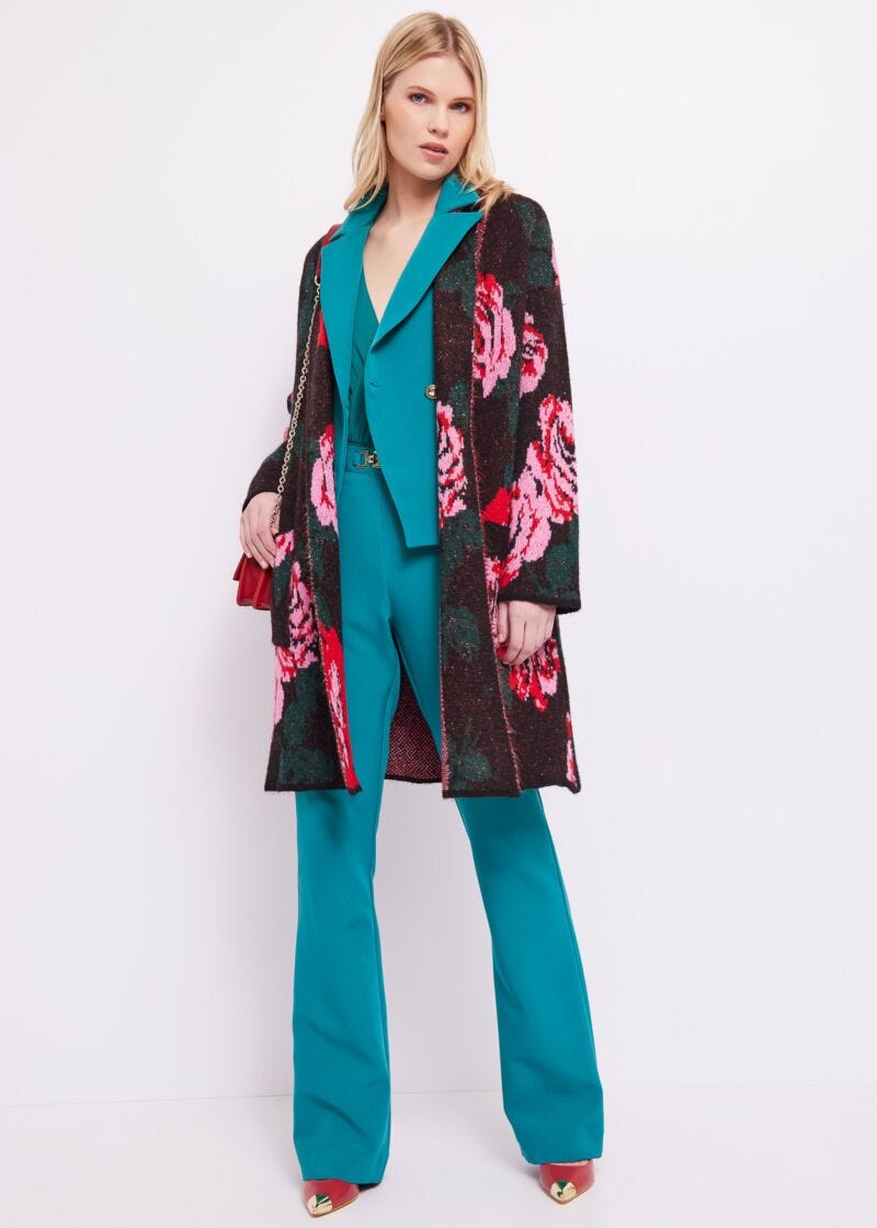 Floral cardigan