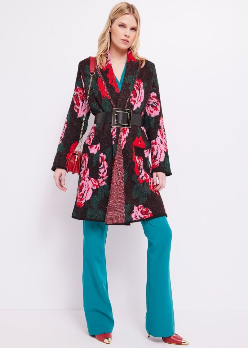 Floral cardigan