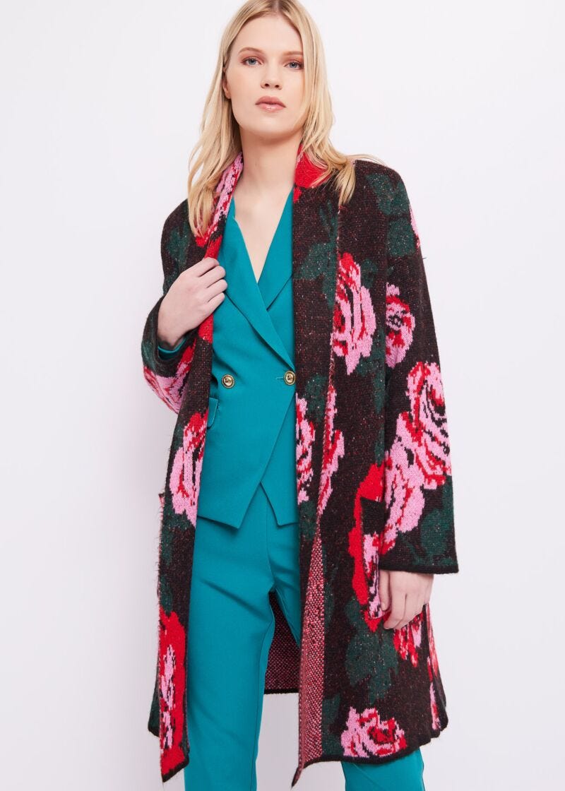 Floral cardigan