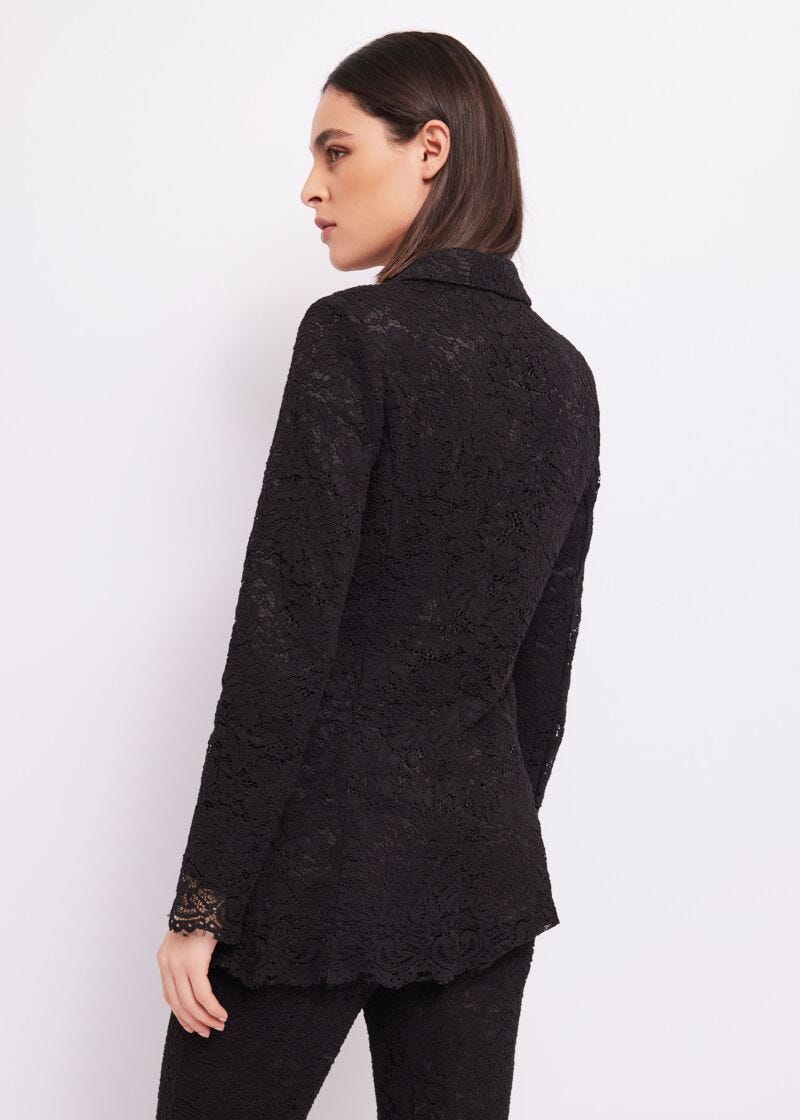 Lace blazer