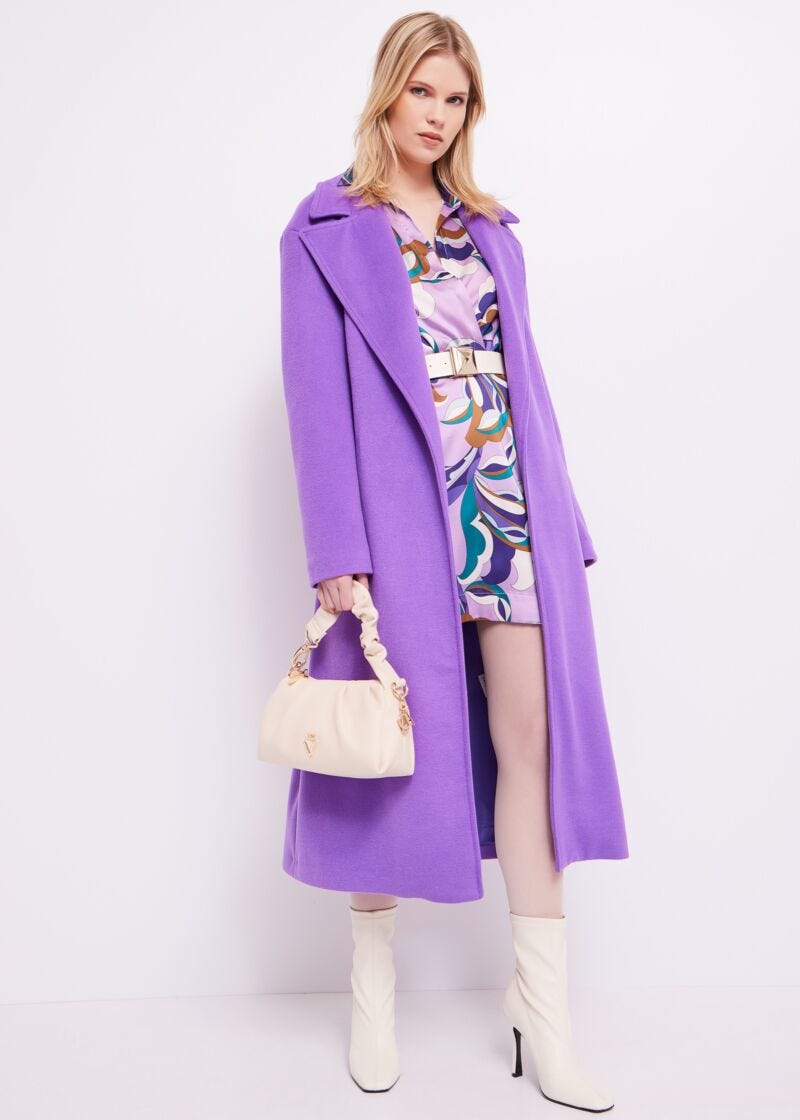 Manteau avec ceinture