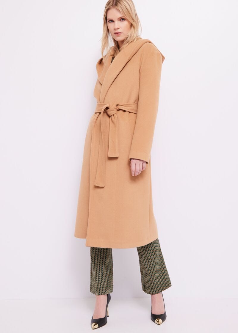 Hooded coat
