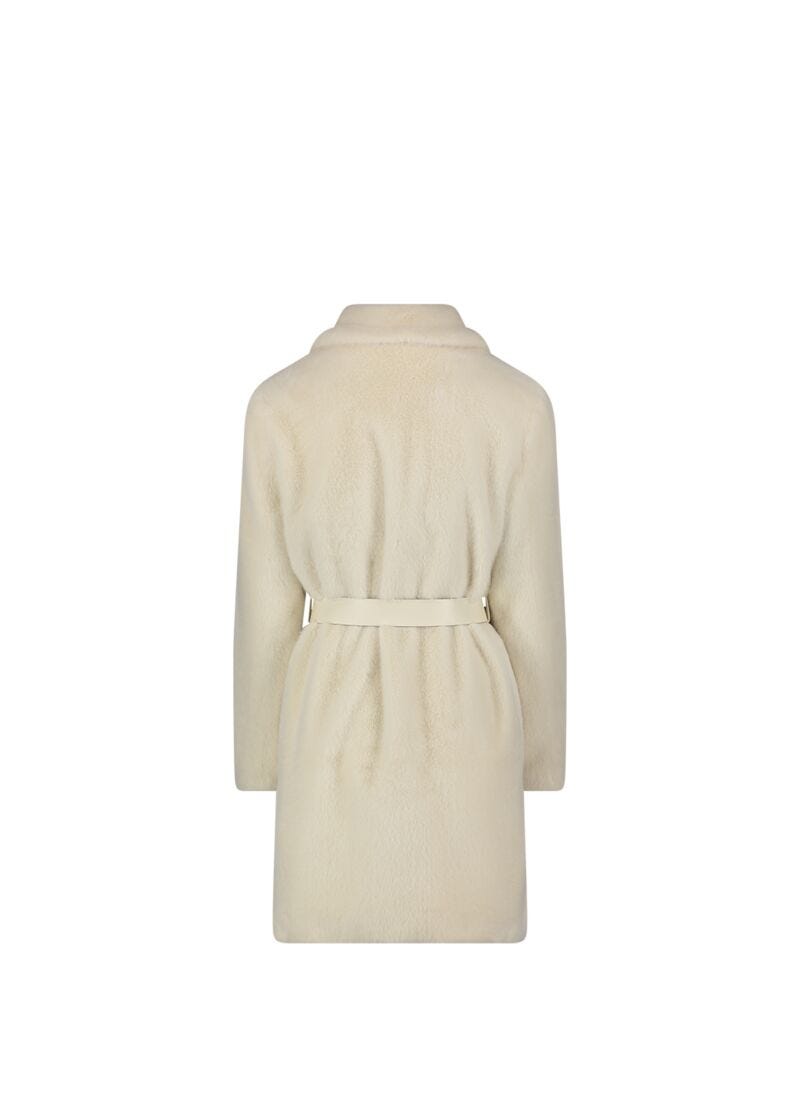 Cappotto in pelliccia sintetica