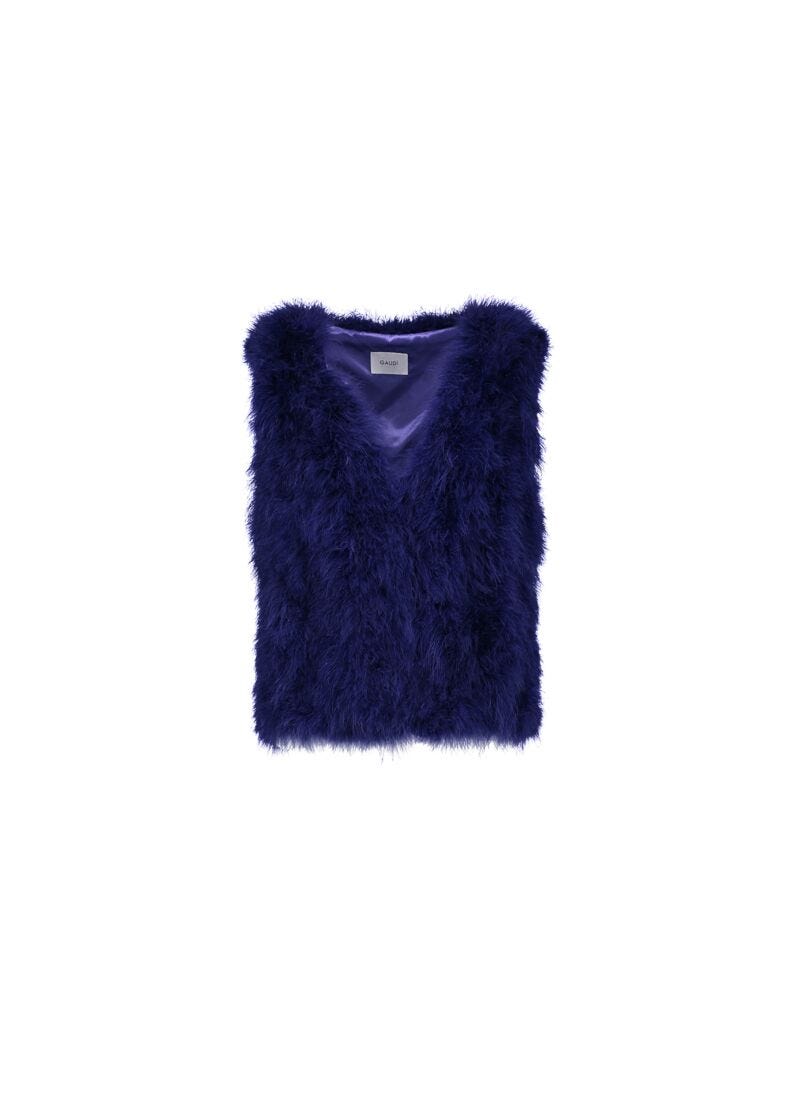 Gilet en fourrure synthétique
