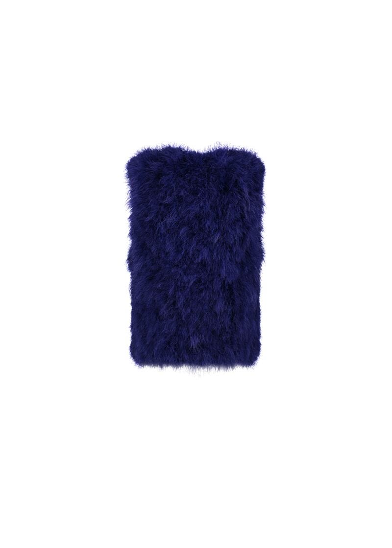 Gilet en fourrure synthétique