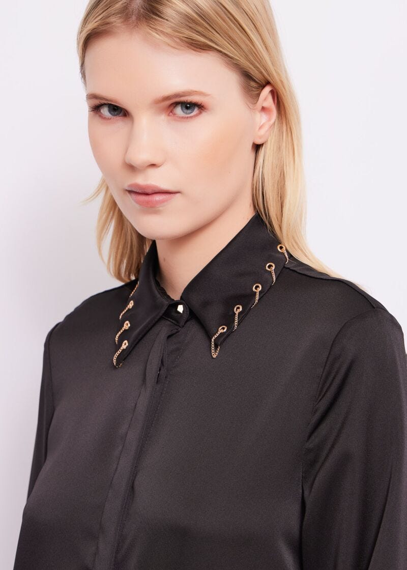 Camicia in raso