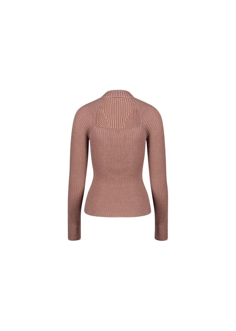 High-neck jumper