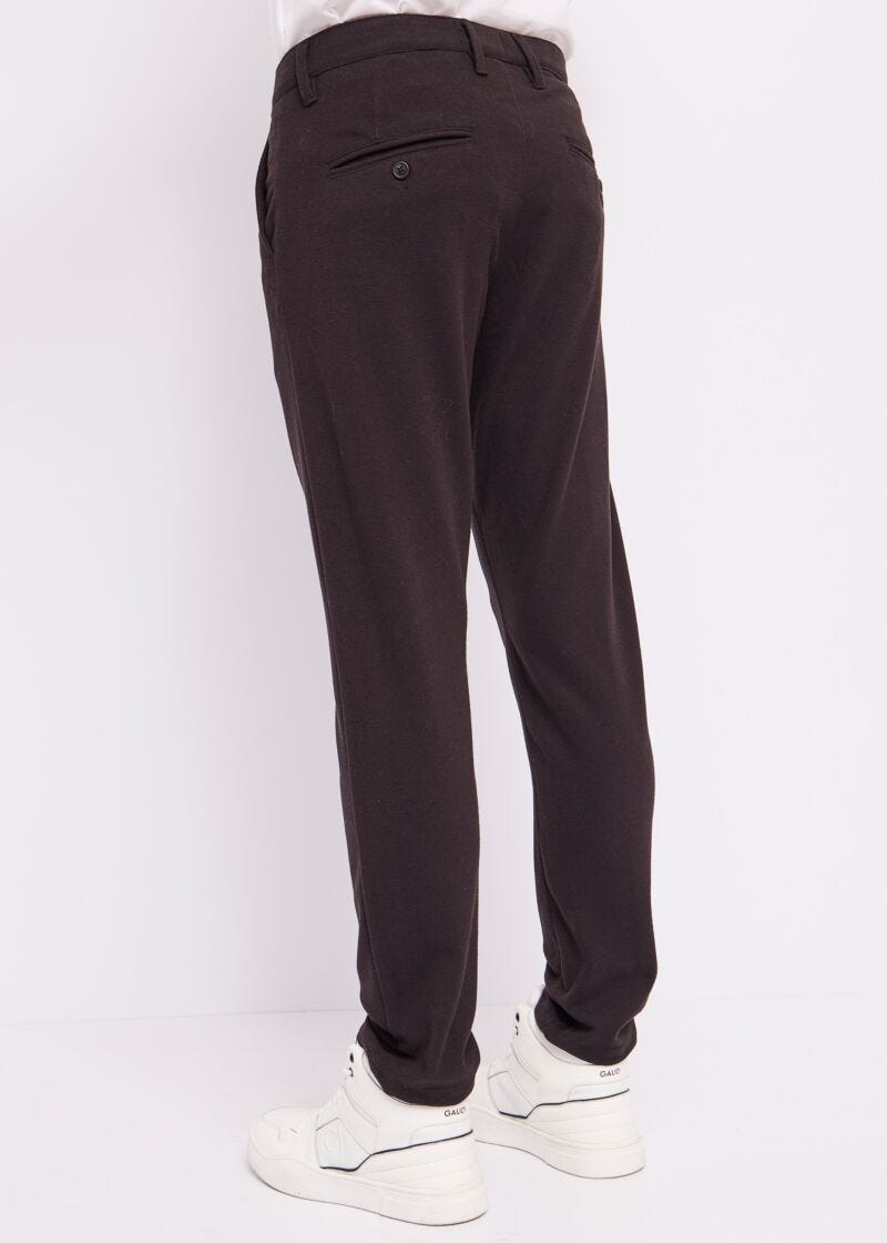 Stretch jersey trousers