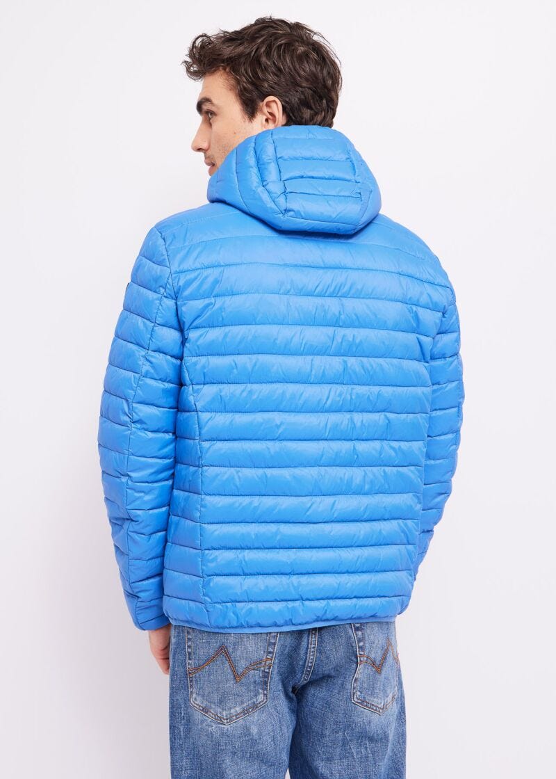 Quilted nylon down jacket