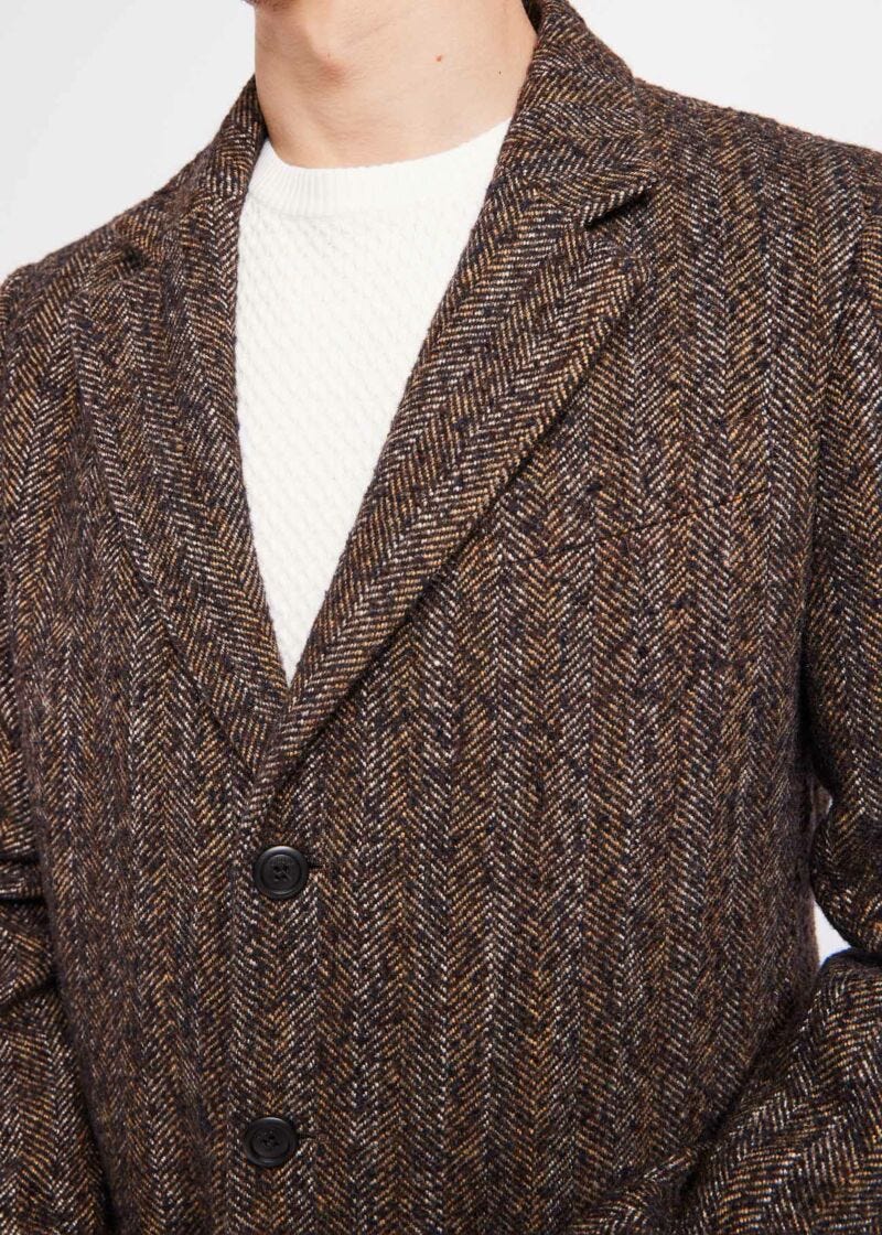 Wool-blend coat