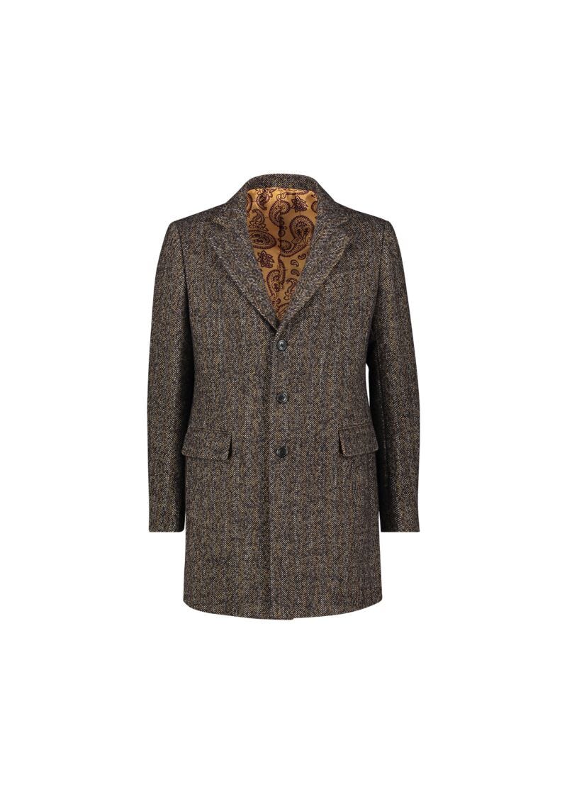 Wool-blend coat