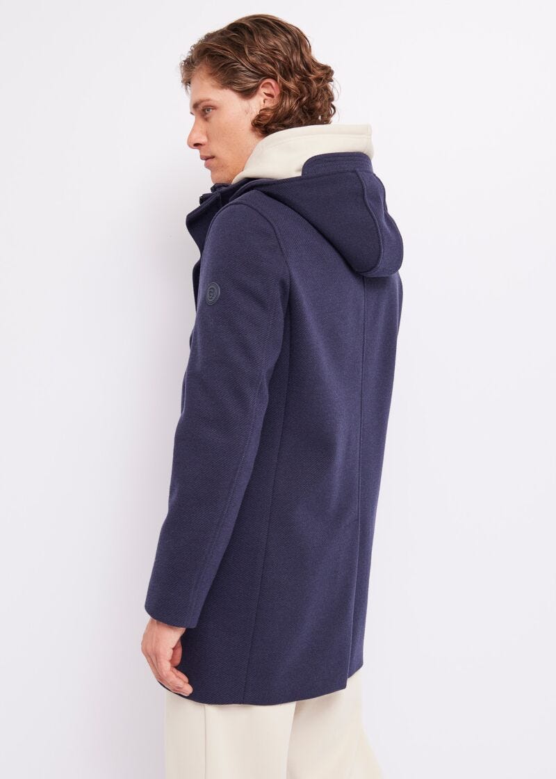 Cappotto con cappuccio