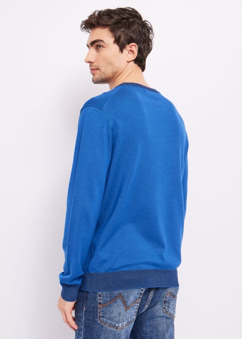 Jumper with contrast trim