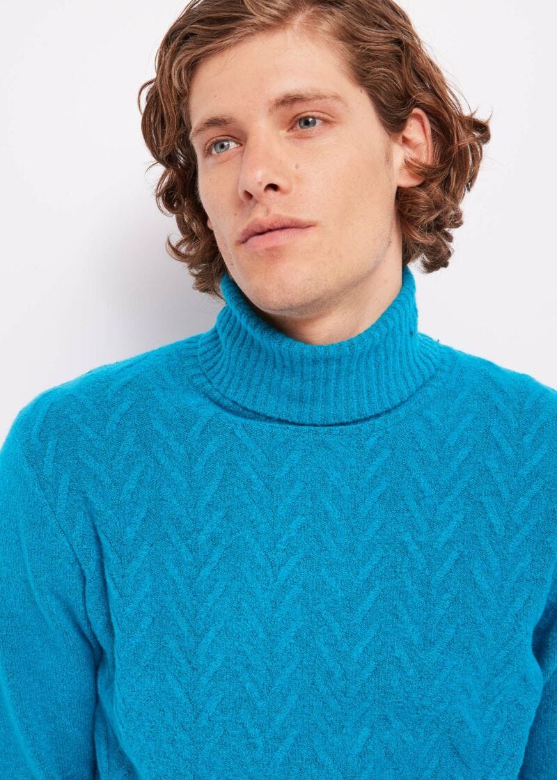 High-neck jumper