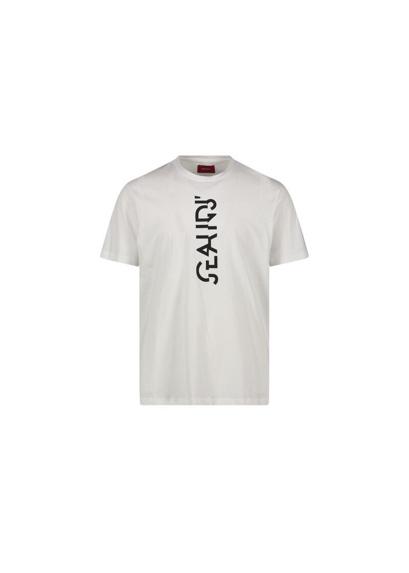 T-shirt in jersey con logo