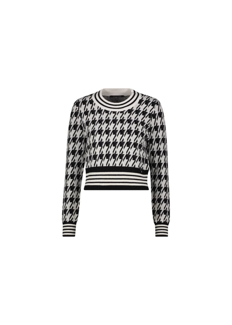Houndstooth jumper