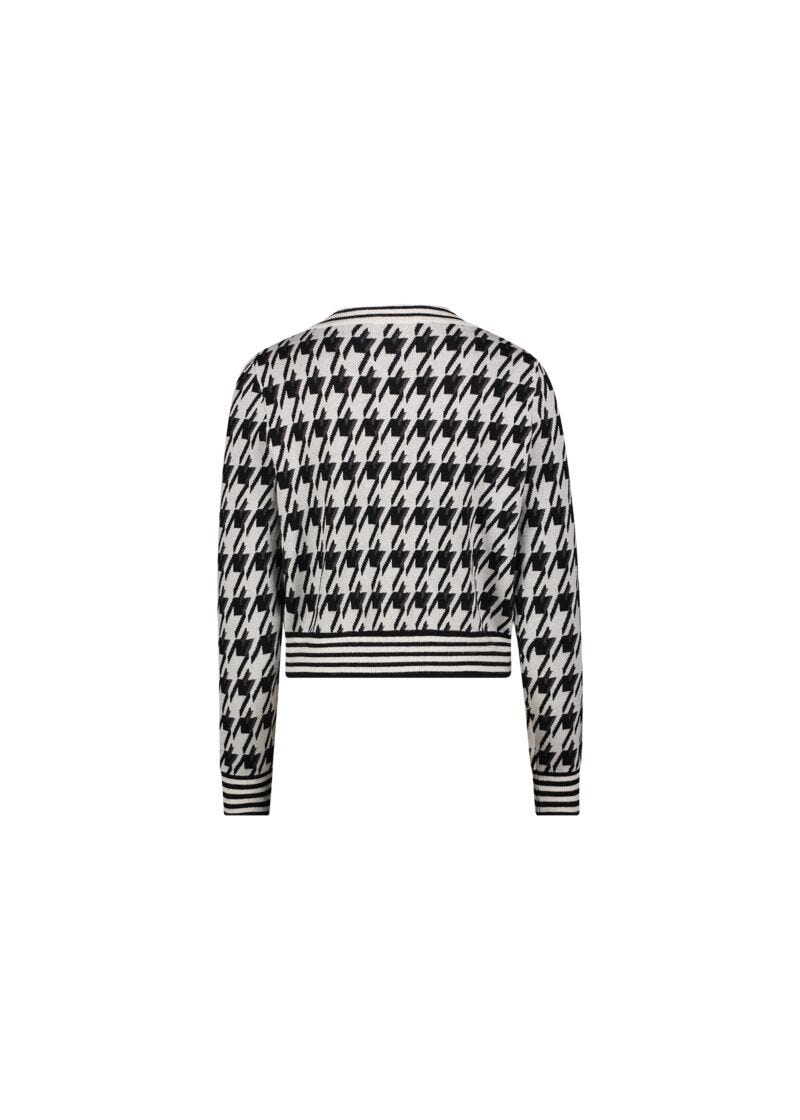 Houndstooth cardigan