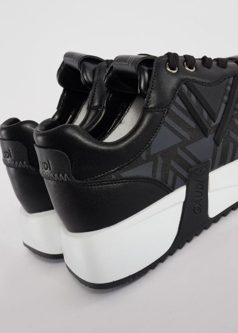 Sneaker running con stampa
