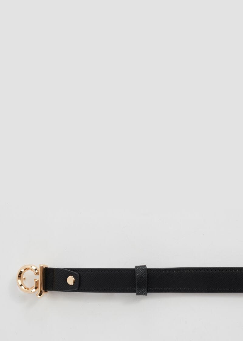 Ceinture avec boucle siglée