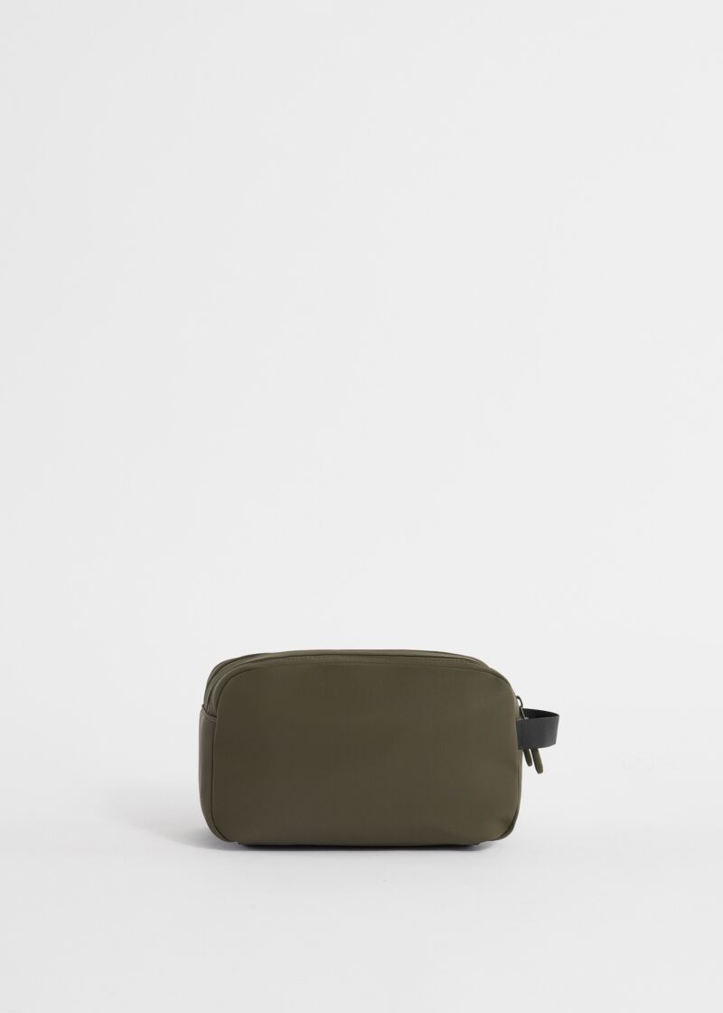 Faux-leather beauty case
