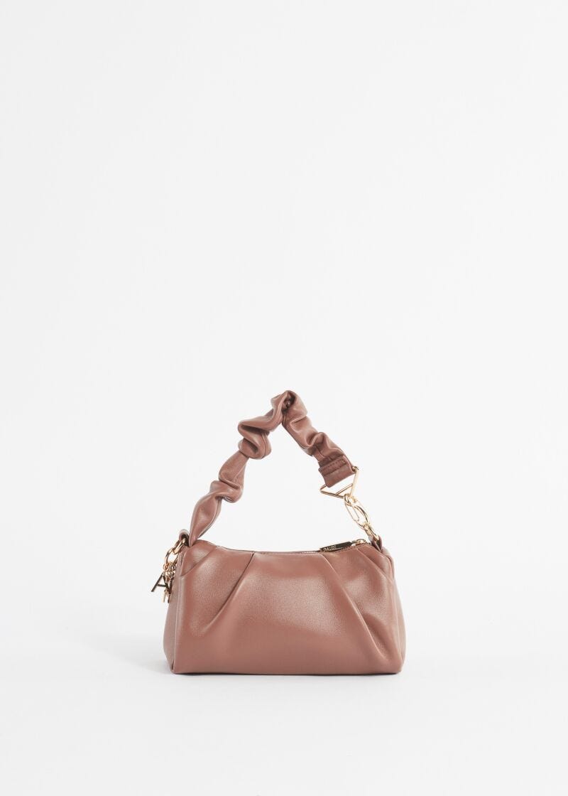 Mini top handle in similpelle