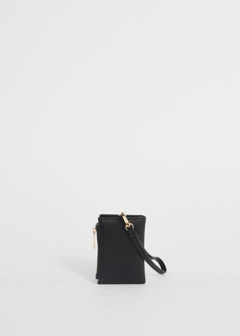 Faux-leather card holder