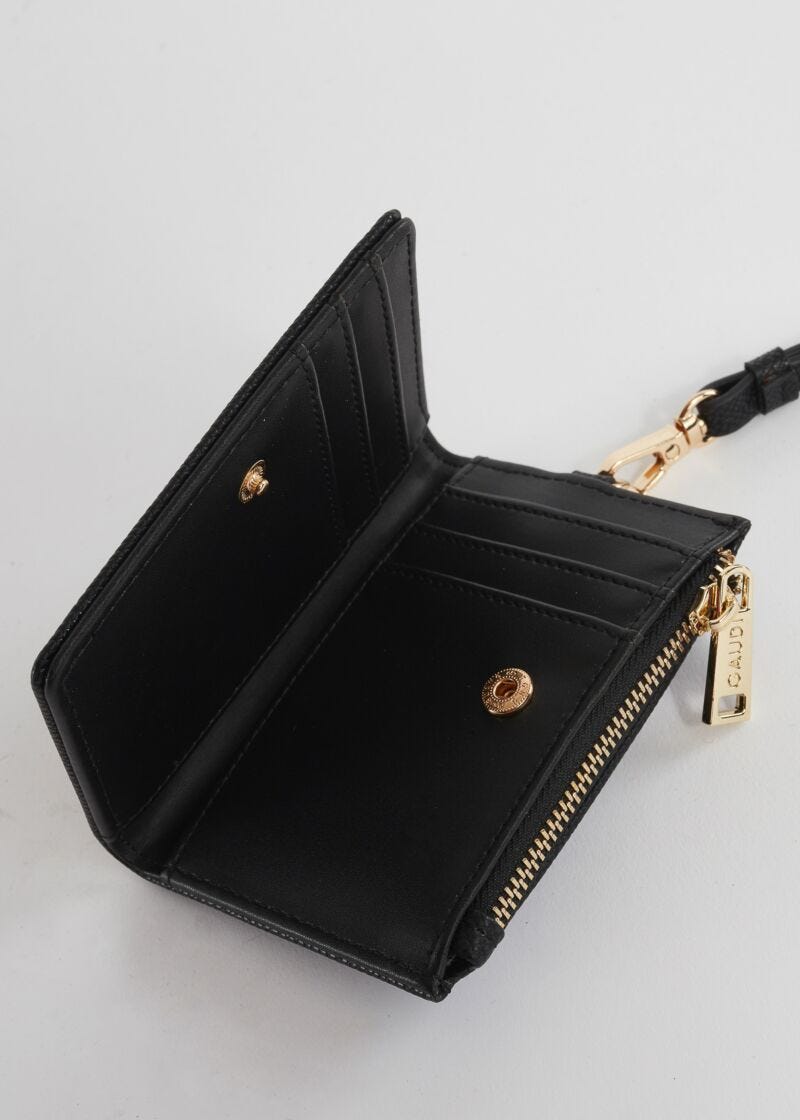 Faux-leather card holder