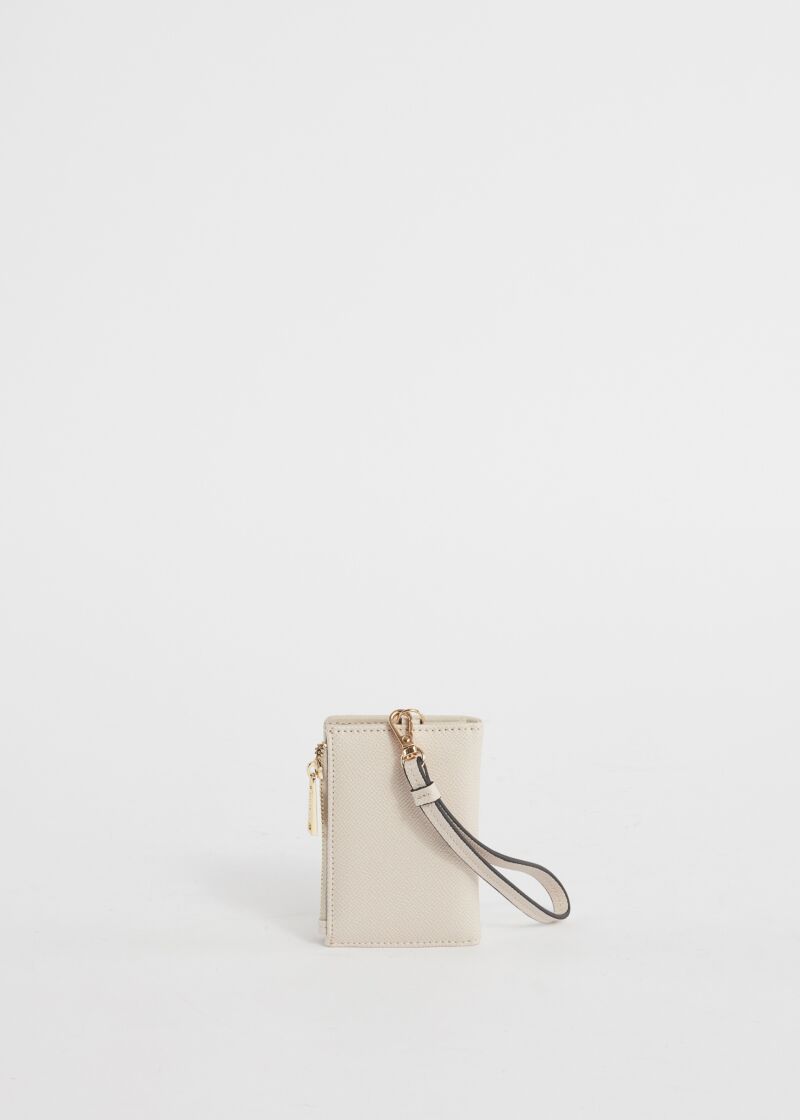 Faux-leather card holder