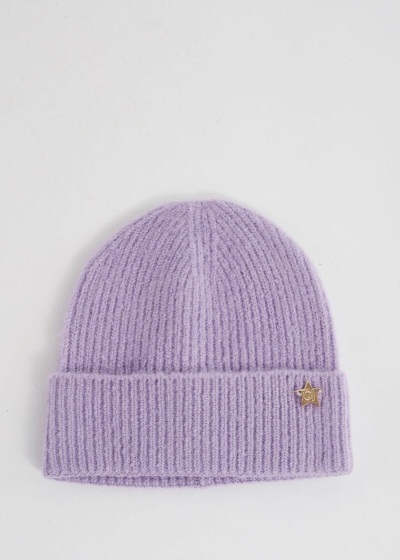 Berretto beanie a coste