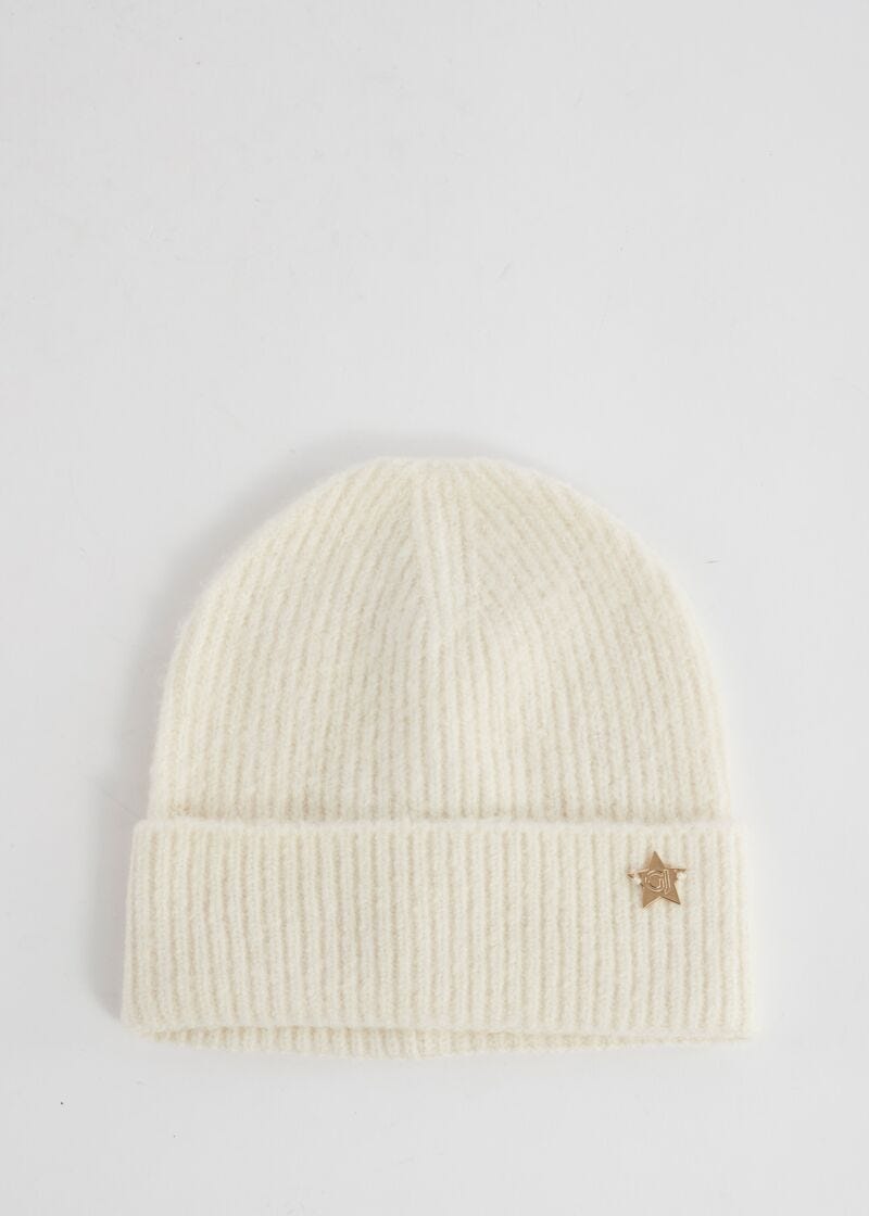 Berretto beanie a coste