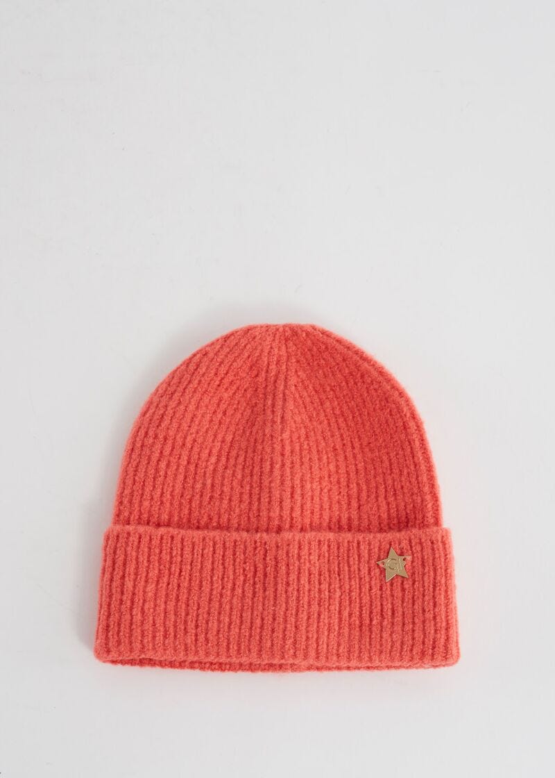 Berretto beanie a coste