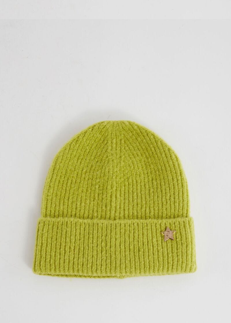 Berretto beanie a coste
