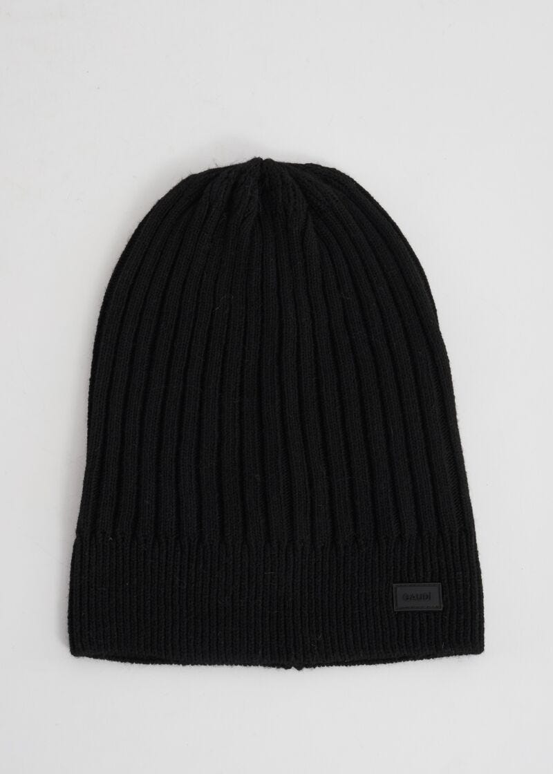 Berretto beanie a coste