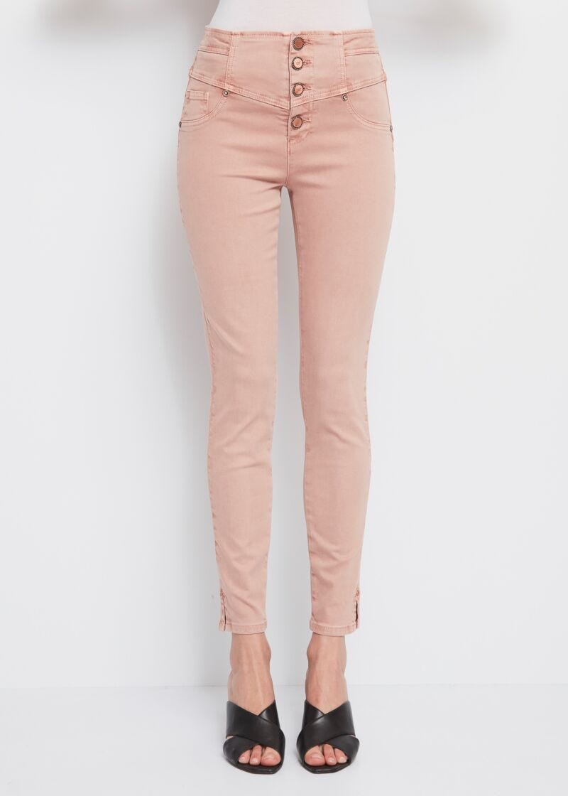 Twill jeggings