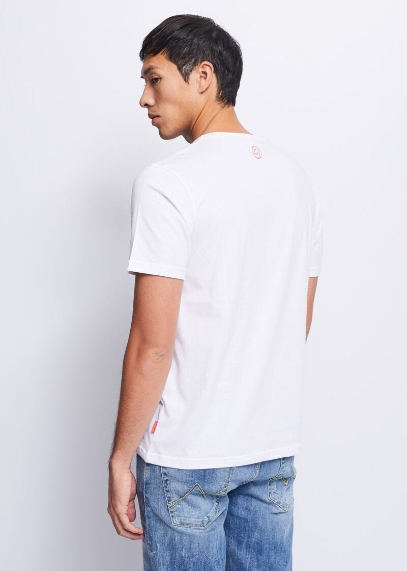 T-shirt with graphic print and logo