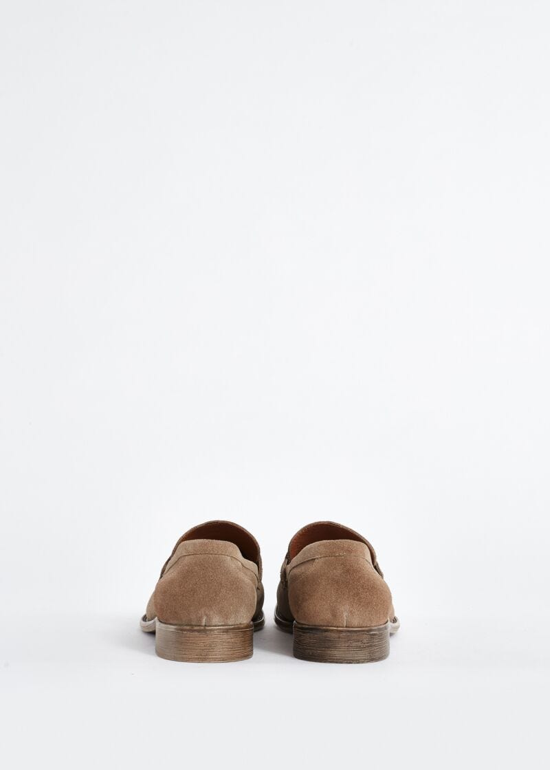 Suede loafers