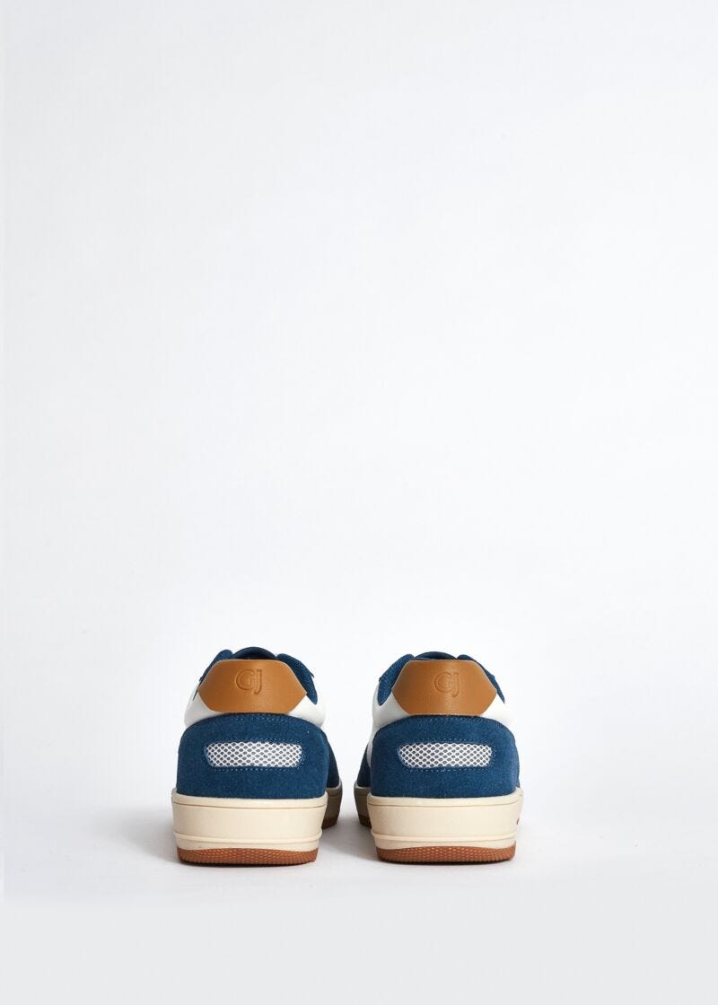 Sneaker in pelle e suede