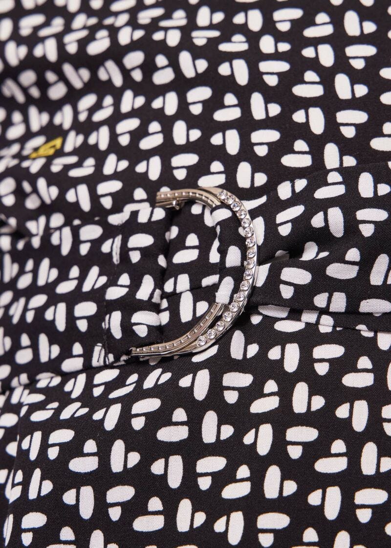 Mini dress with heart print