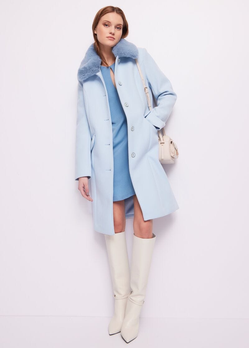 Light blue stretch mini dress