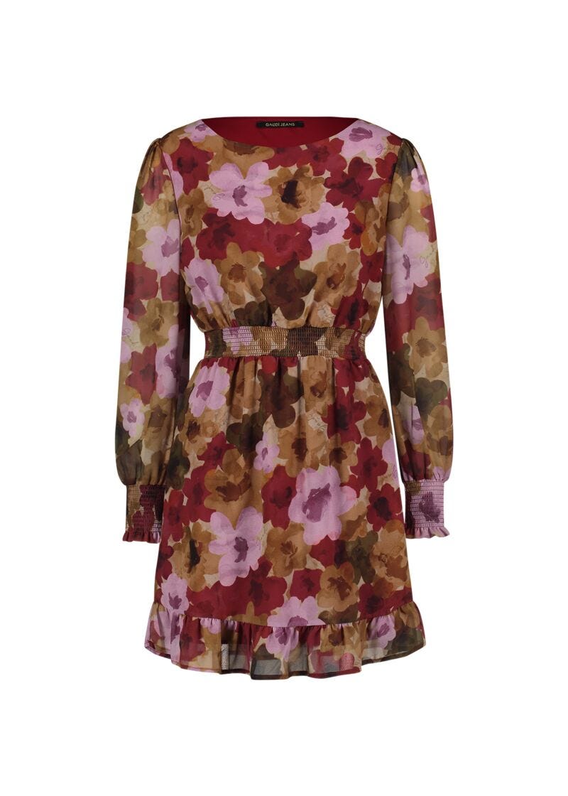 Floral georgette dress