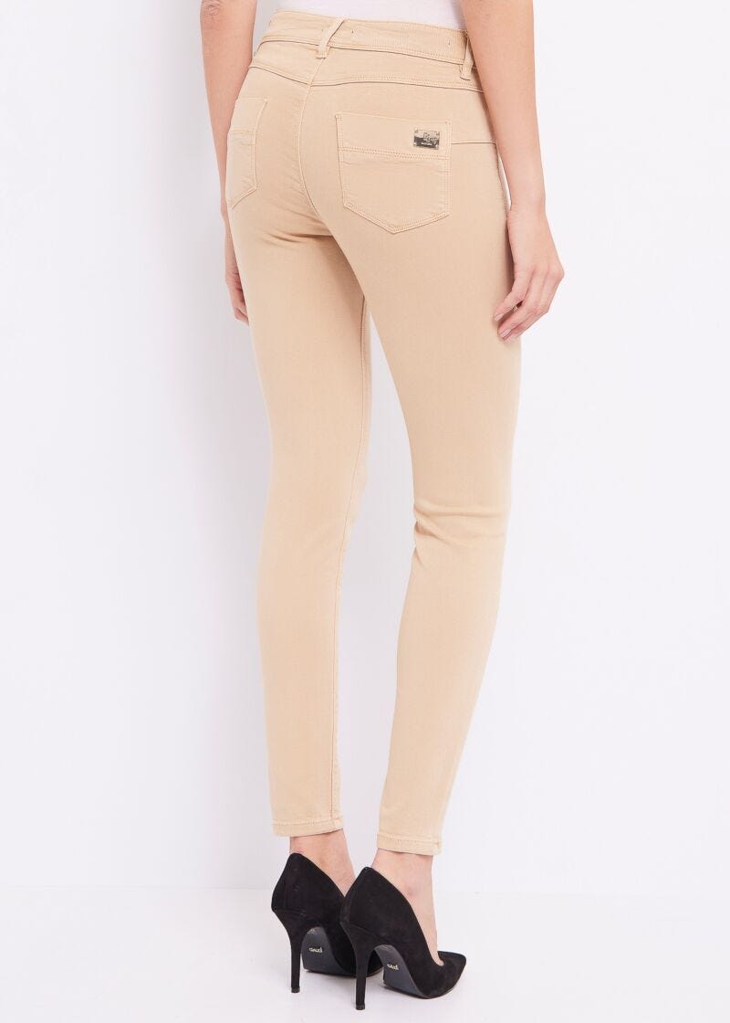 Cottonblend twill jeggings