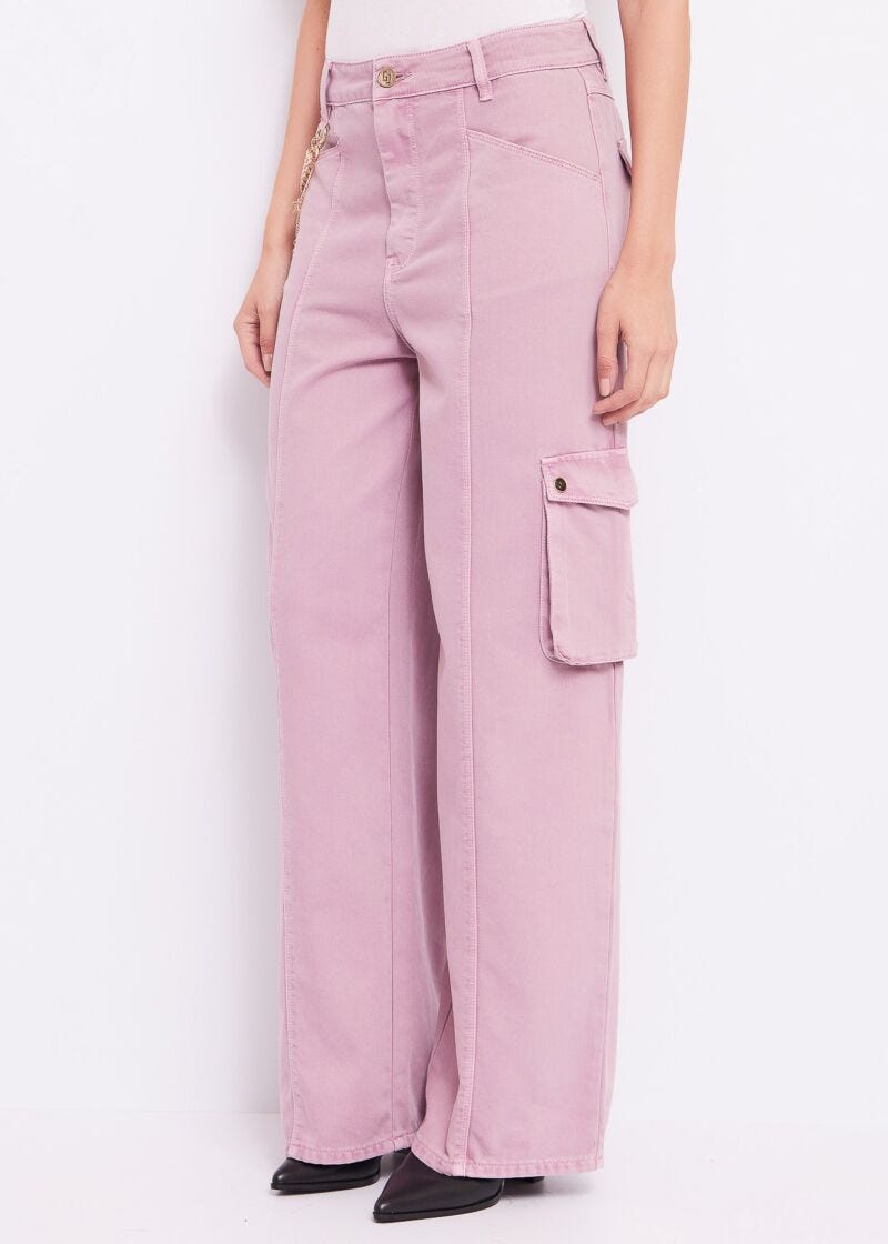 Cotton cargo trousers