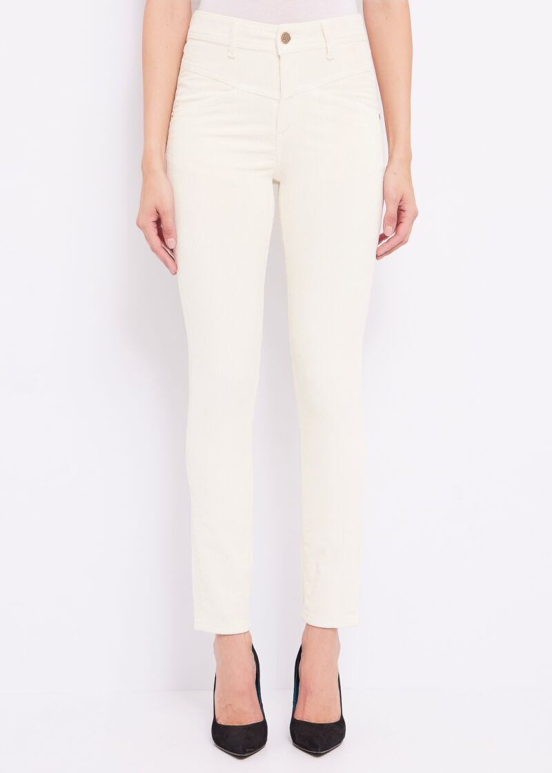 Pantaloni in velluto di cotone