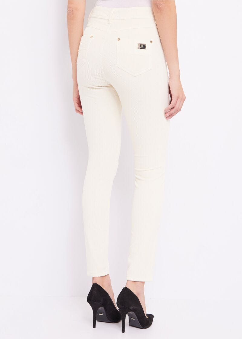 Pantaloni in velluto di cotone